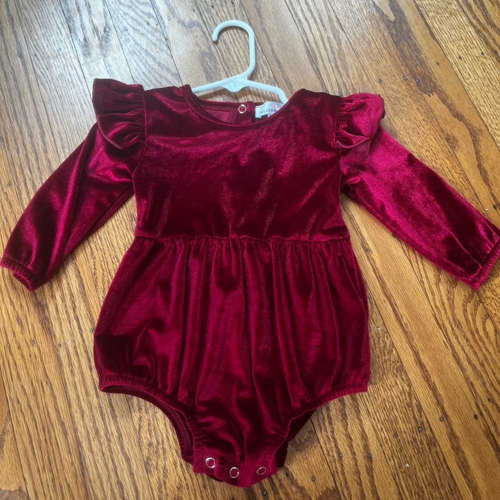 Red Baby Romper